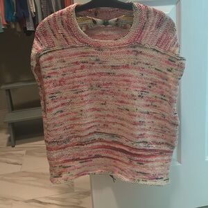 Sweatshirt Sweater Vest Handknit in Hand dyed yarn Blend